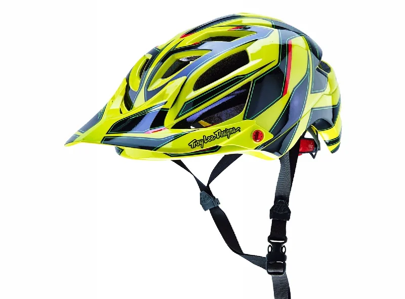 bicycle helmets for outdoor sports-Troy Lee Designs A1 MTB Helmet - Reflex - Yellow