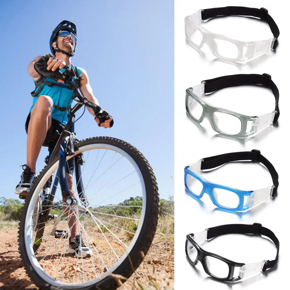 Bicycle riding clothing with tool pockets-Football Glasses Outdoor Sports Glasses Cycling Soccer Basketball Eye Protect Goggles Sunglasses Men Impact Resistance Eyewear