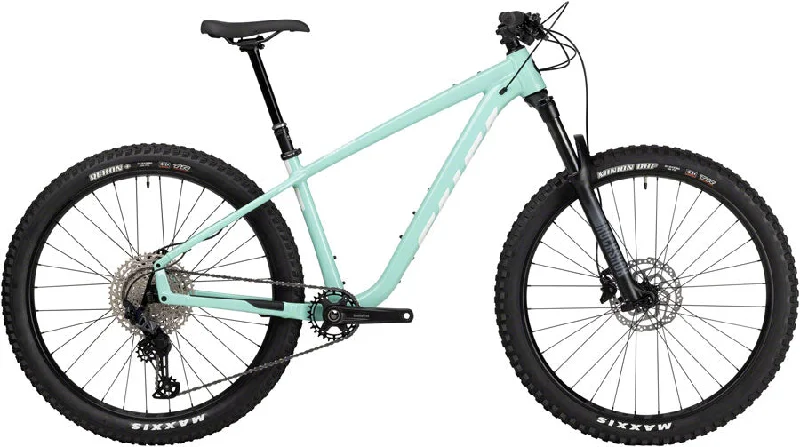 bicycle tire width-Salsa Timberjack SLX Bike - 27.5" Aluminum Mint Green Large