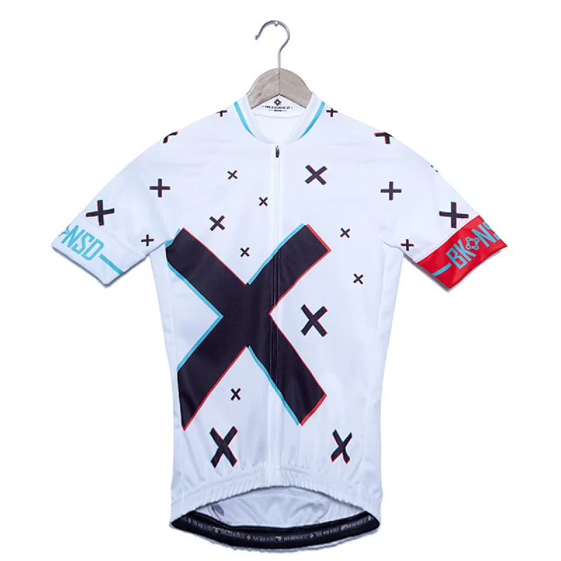 Bicycle riding clothing with crash durability-Maglia donna Bike Inside New 3D - Bianco