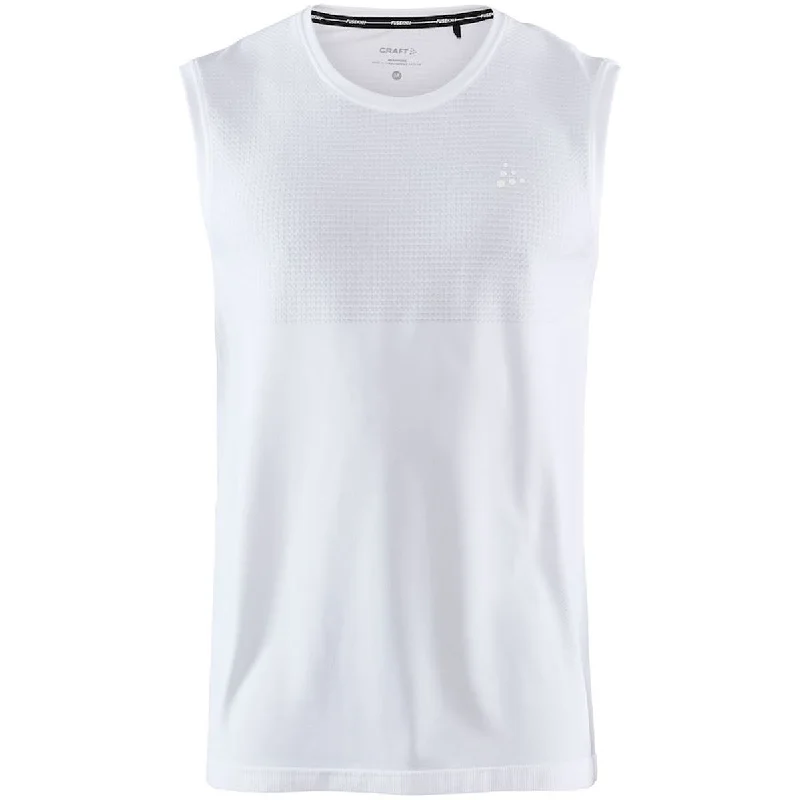 Bicycle riding clothing spring trends-Maglia Intima Craft Fuseknit Light RN SL M - Bianco