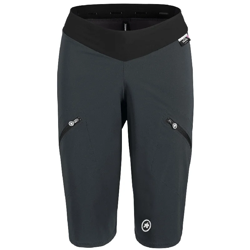 Bicycle riding clothing with vegan options-Pantaloncini donna Assos Trail Cargo - Grigio