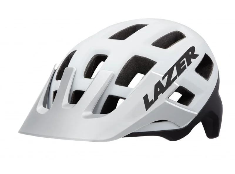 bicycle helmets with integrated camera-Lazer Coyote MTB Helmet - Matt White - 2020