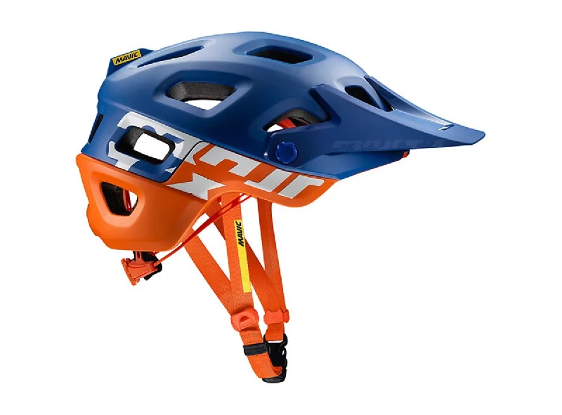 bicycle helmets with sturdy protection-Mavic Crossmax Pro MTB Helmet - Blue-Orange