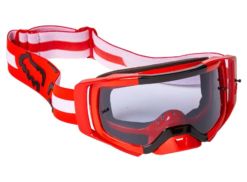 Bicycle riding clothing white styles-Fox Racing Airspace Merz Goggle - Fluorescent Red