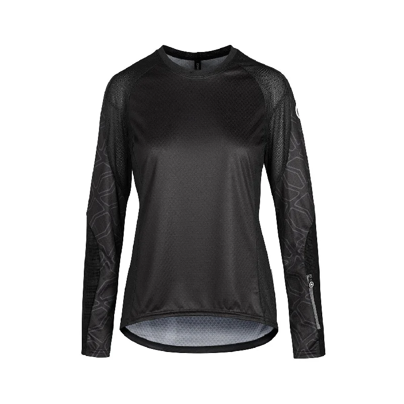 Bicycle riding clothing for snow conditions-Assos Trail LS Jersey