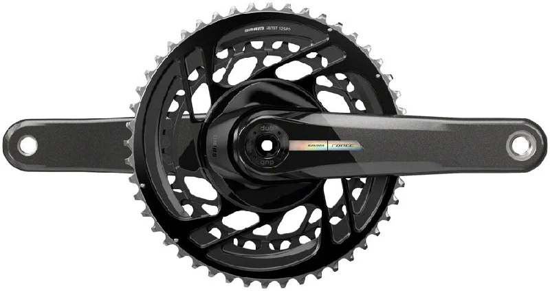 Mountain bike bash guard-SRAM Force Crankset - 172.5mm 2x 12-Speed 50/37t Direct Mount DUB Spindle Interface Iridescent Gray D2