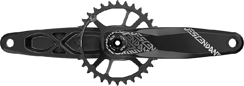 Road bike wheelset upgrade-TruVativ Descendant 6K Aluminum Eagle Boost Crankset - 170mm 12-Speed 32t Direct Mount DUB Spindle Interface BLK