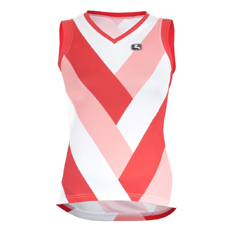 Bicycle riding clothing with maneuvering support-Giordana ARTS Lilla Sleeveless Jersey