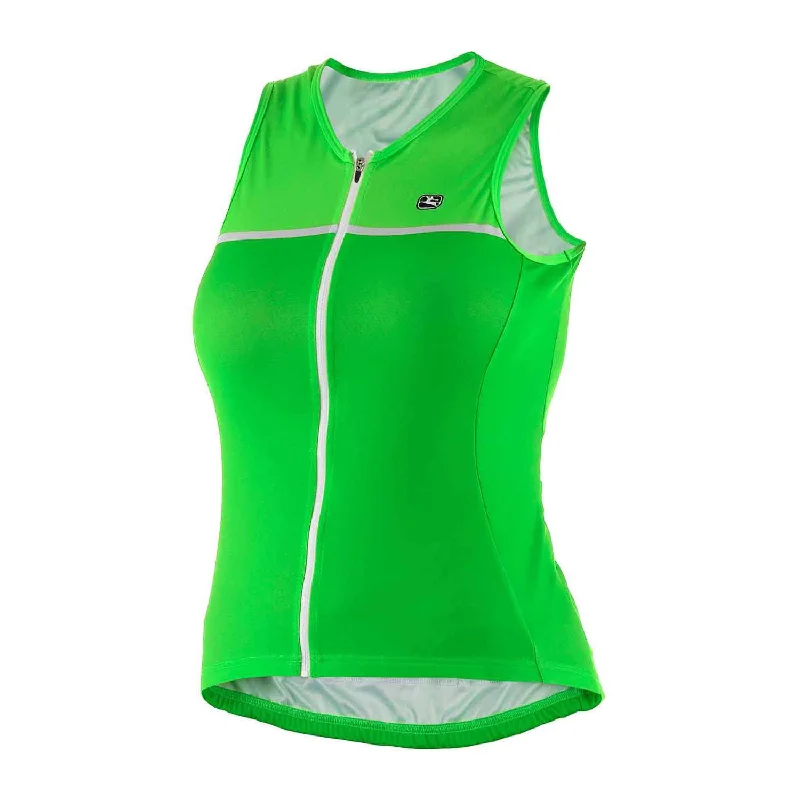 Bicycle riding clothing with stain resistance-Giordana Silverline Sleeveless Jersey