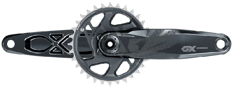 Mountain bike dropper post-SRAM GX Eagle Crankset - 175mm 12-Speed 32t Direct Mount DUB Spindle Interface Lunar 49mm Chainline