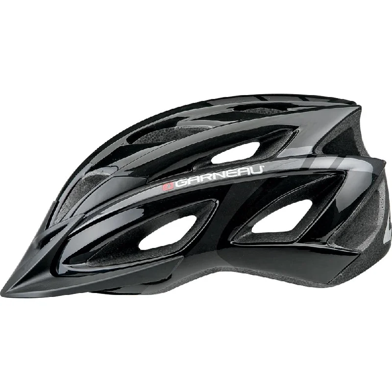 bicycle helmets for brief rides-Louis Garneau Le Tour MTB Helmet - Black-Gray