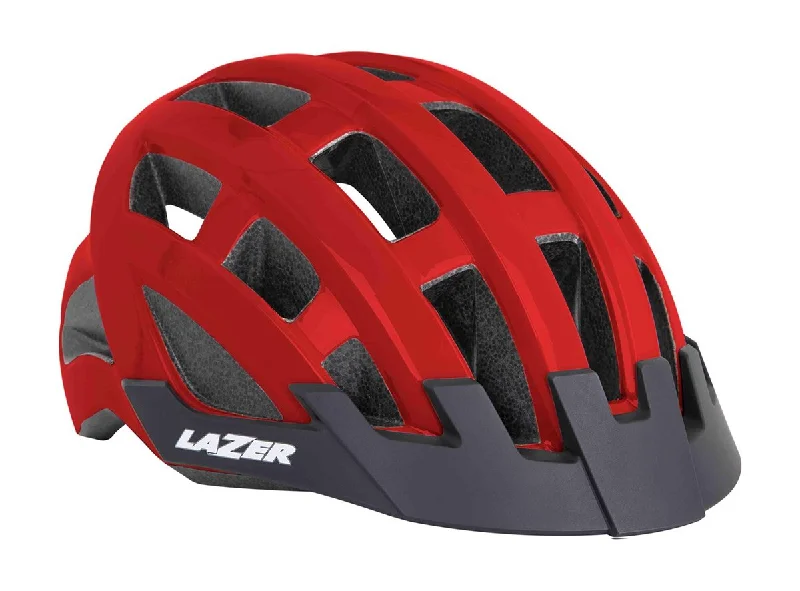 bicycle helmets for cold weather-Lazer Compact MTB Helmet - Red