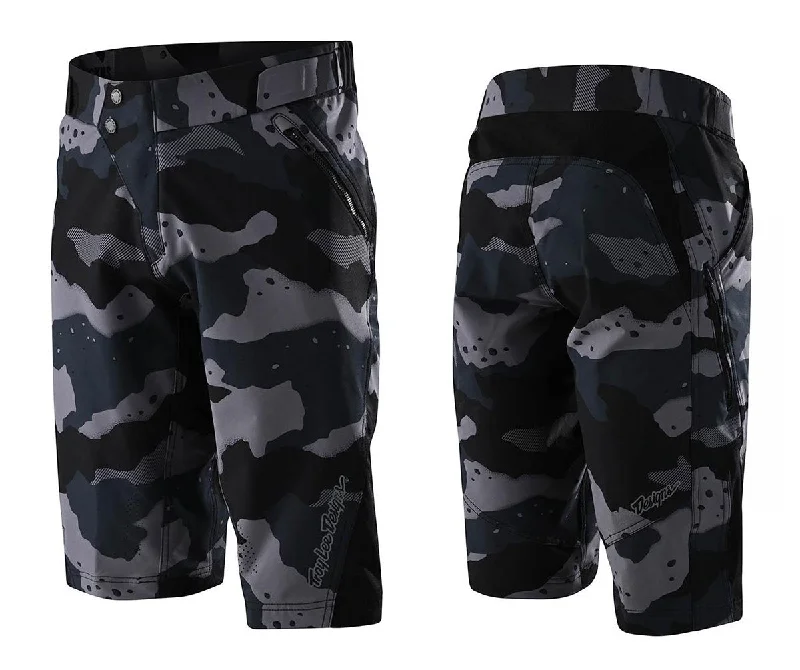 Bicycle riding clothing with snack storage-Troy Lee Designs Ruckus Camo Short - Gray