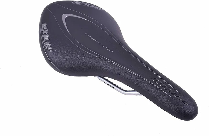 CLAUD BUTLER EXILE LIGHTWEIGHT ROAD BIKE RACING SADDLE CRO-MO COMFORT SEAT BLACK