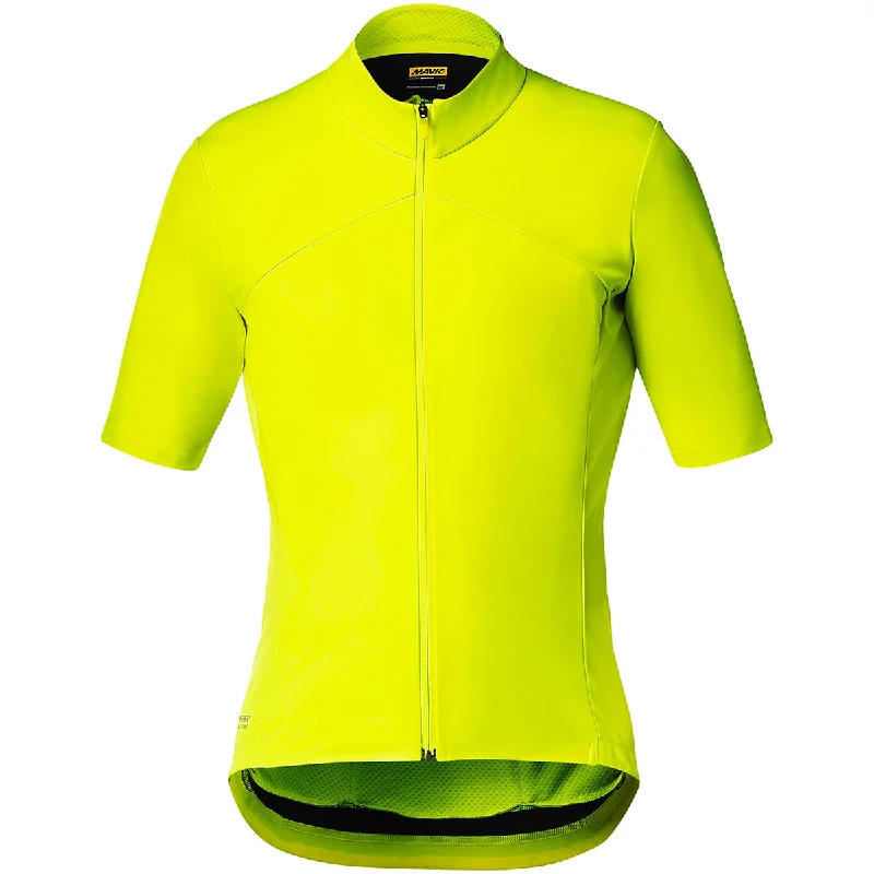 Bicycle riding clothing with phone pockets-Maglia Mavic Mistral SL - Giallo