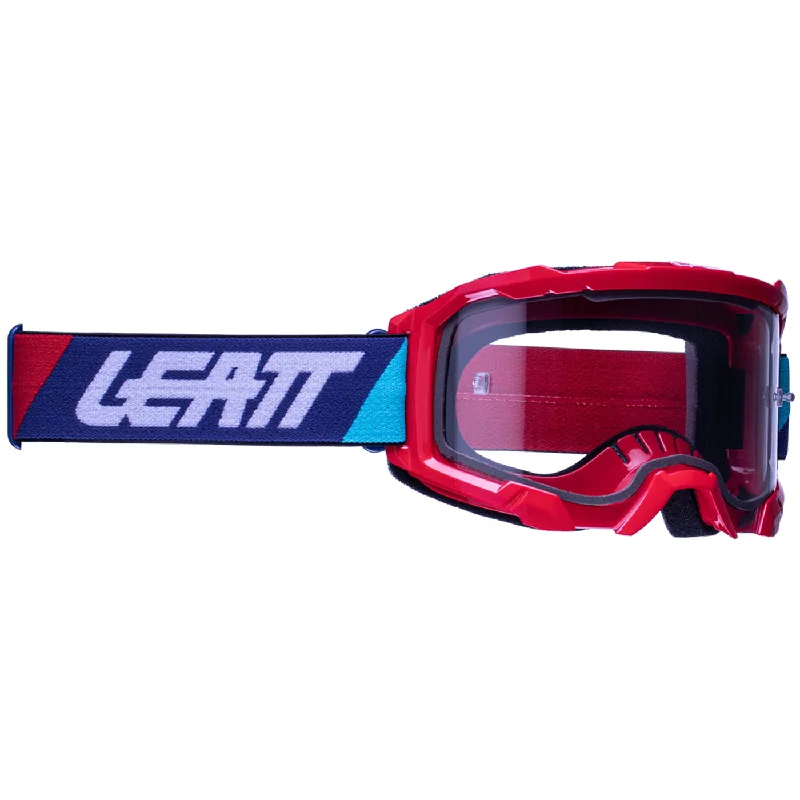 Bicycle riding clothing for UV resistance-Maschera Leatt Velocity 4.5 Mtb V22 - Rosso