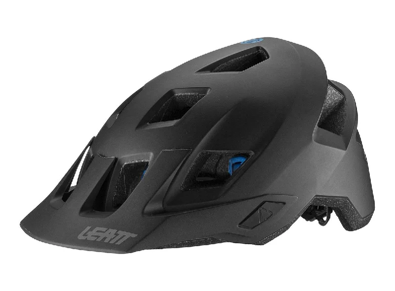 bicycle helmets for daily rides-Leatt DBX 1.0 MTB Helmet - Black - 2020