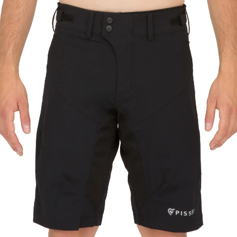 Bicycle riding clothing for road biking-Pantaloncino Pissei E-Pik - Nero