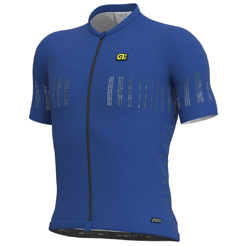 Bicycle riding clothing with pre-ride prep-Maglia Ale R-EV1 Cooling - Blu