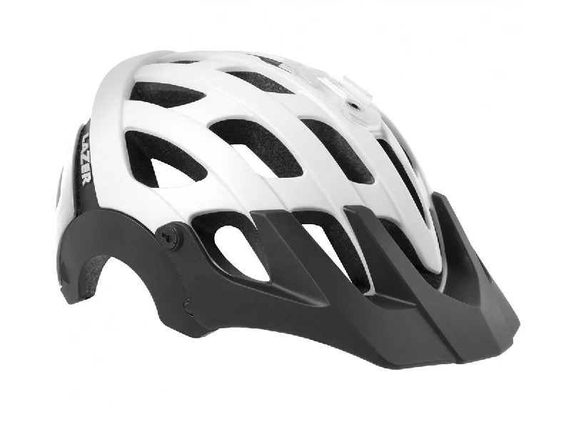 bicycle helmets with sleek aerodynamics-Lazer Revolution MTB Helmet - White