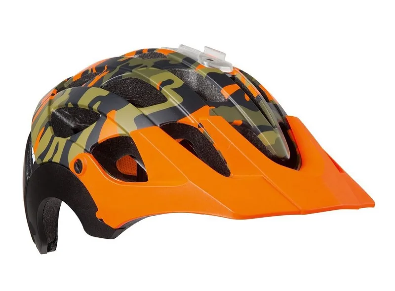 bicycle helmets for gravel trails-Lazer Revolution MTB Helmet - Orange-Black