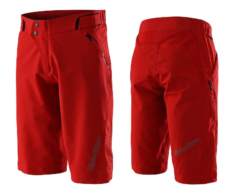 Bicycle riding clothing with wallet slots-Troy Lee Designs Ruckus Short - Red - 2020