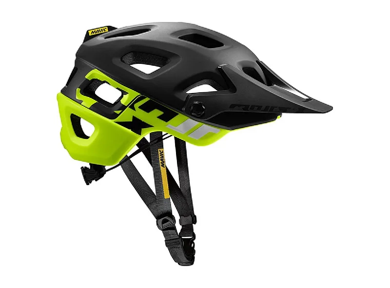 bicycle helmets for economical safety-Mavic Crossmax Pro MTB Helmet - Black-Yellow