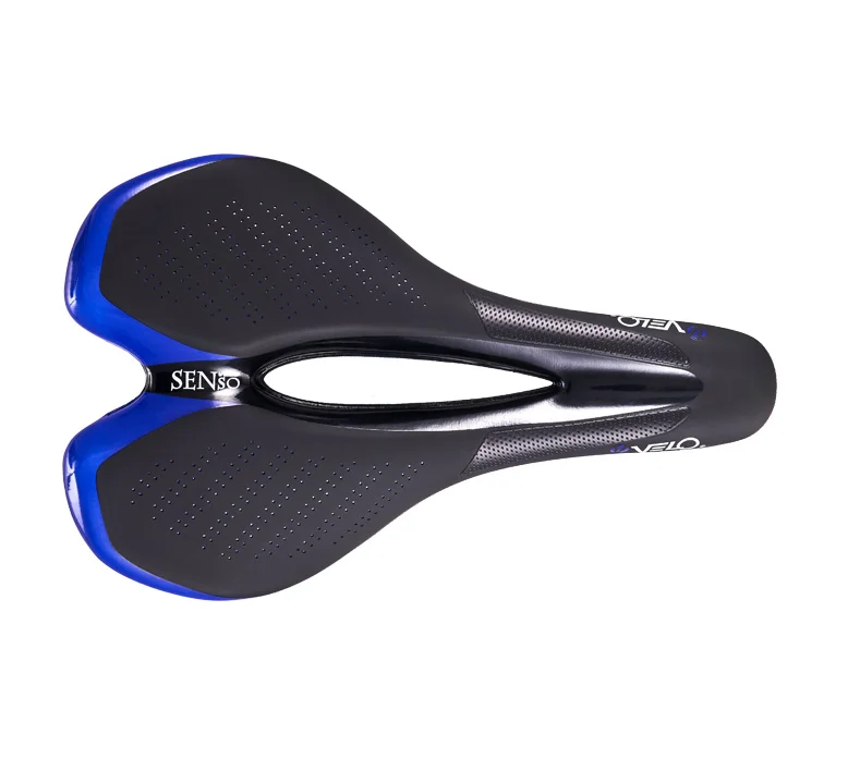 Velo Senso TT+ Saddle - 158mm - Black-Blue