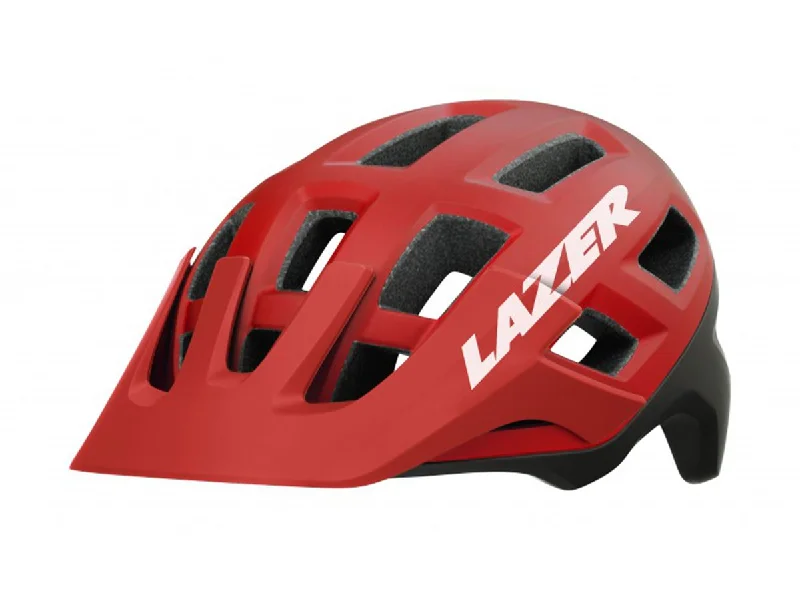 bicycle helmets with shock absorption-Lazer Coyote MTB Helmet - Matt Red