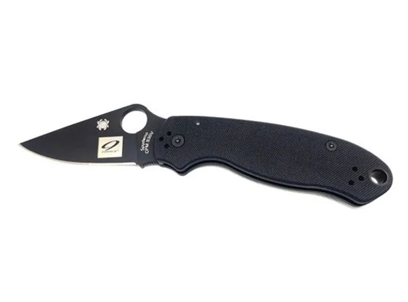 Niner Spyderco Para 3 Engraved Logo Knife