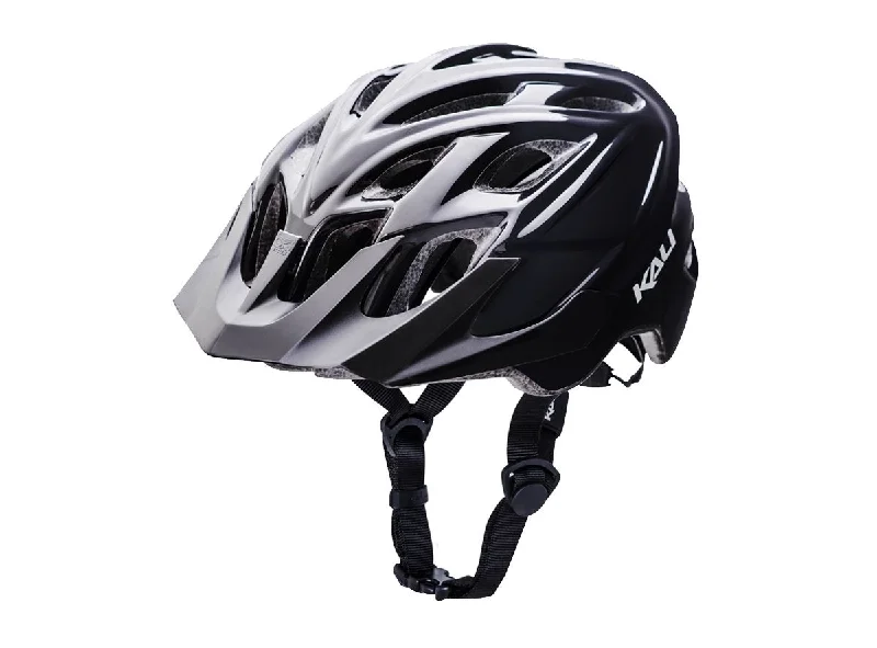 bicycle helmets with retro flair-Kali Protectives Chakra Solo MTB Helmet - Solid Black