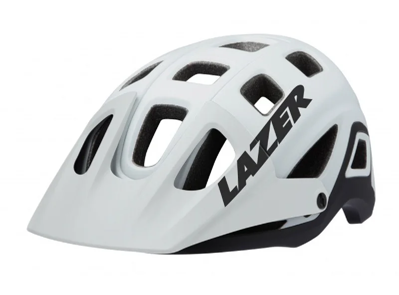 bicycle helmets with sleek contours-Lazer Impala MIPS MTB Helmet - Matt White - 2020