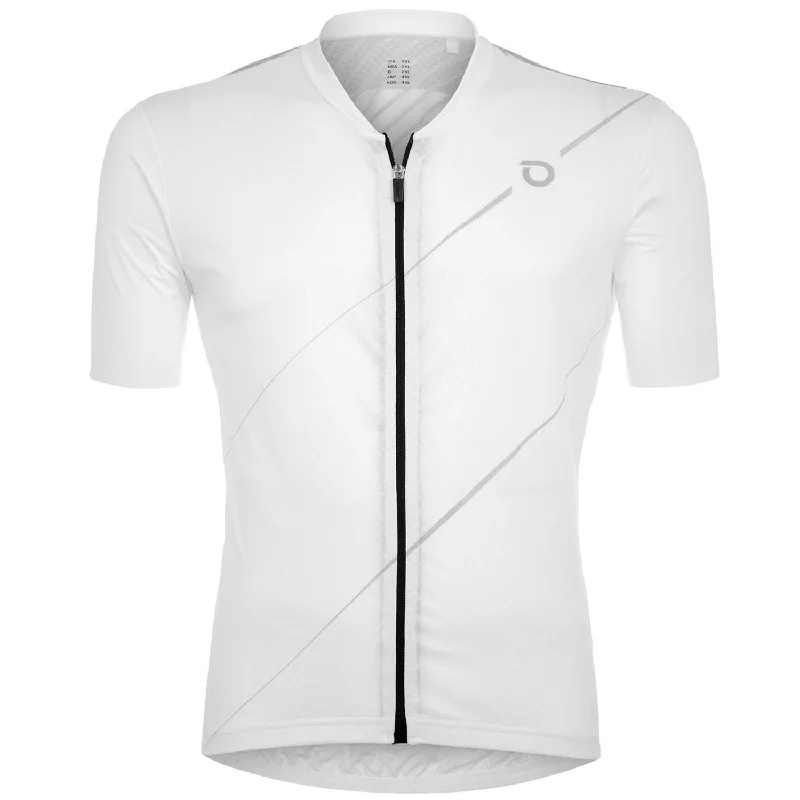 Bicycle riding clothing with crash durability-Maglia Briko Fresh Graphic - Bianco