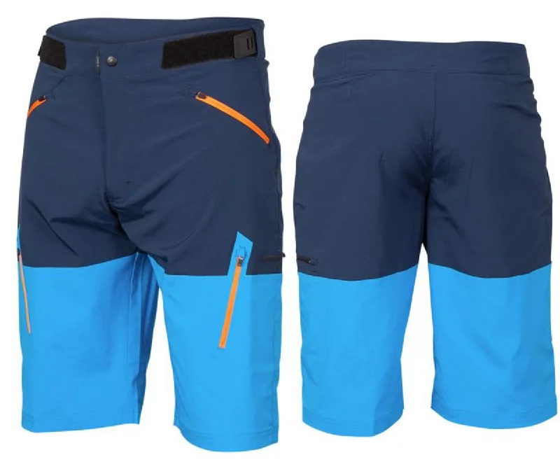 Bicycle riding clothing with buttons-Zoic Sessions MTB Short - Night-Azure