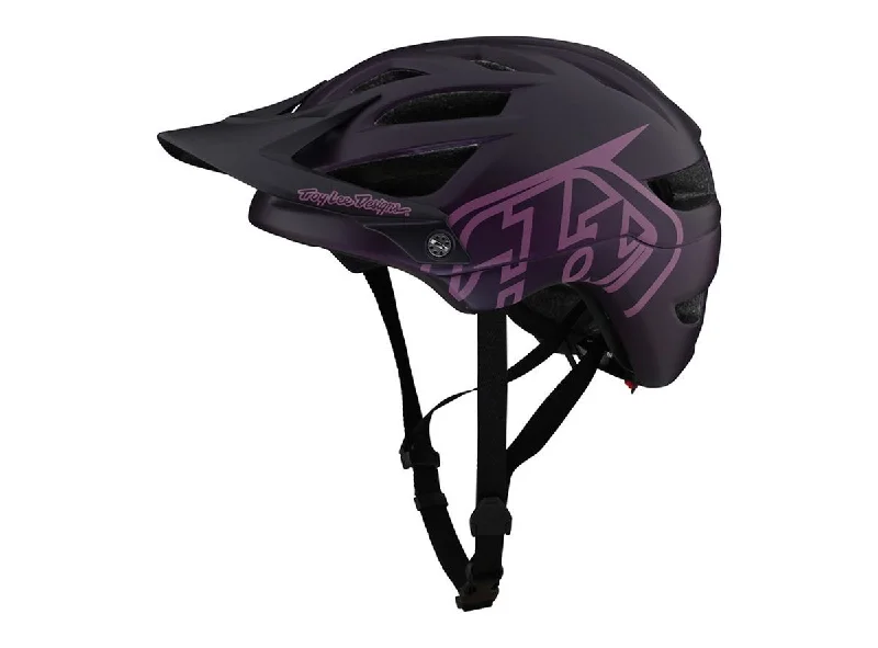 bicycle helmets with lightweight padding-Troy Lee Designs A1 MTB Helmet - Drone Mauve - 2021