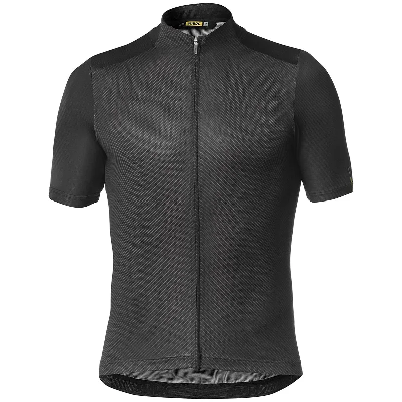 Bicycle riding clothing with elbow pads-Maglia Mavic Cosmic Pro Graphic - Nero