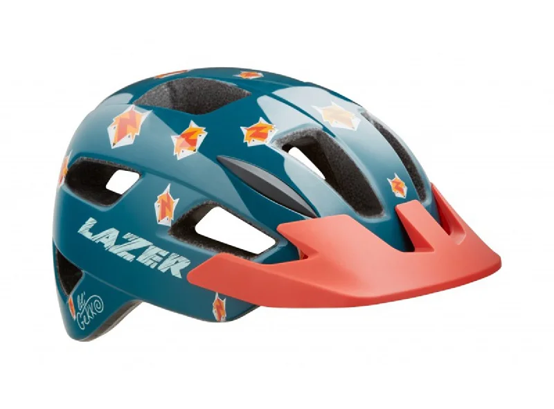 bicycle helmets for safe commuting-Lazer Lil Gekko MTB Helmet - Kids - Fox - 2020