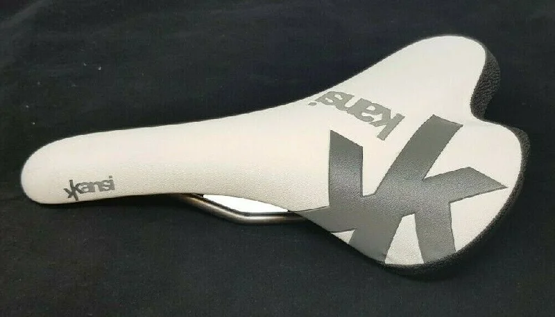 Good Quality Adult Saddle, White & Grey, Kansi Bikes, Folding, Mtb, Sports Bike