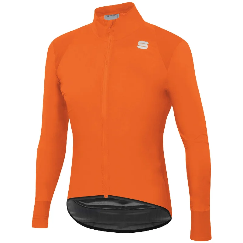 Bicycle riding clothing with endurance boost-Mantellina Sportful Hot Pack No Rain - Arancio