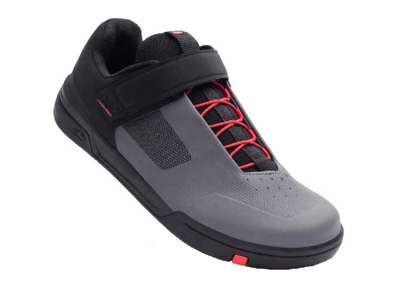 Bicycle riding clothing for leisure rides-Crank Brothers Stamp Speedlace MTB Shoe - Gray-Red-Black