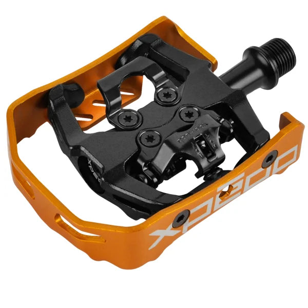 Bicycle seat clamp set-Xpedo Milo Flat Pedals - Orange