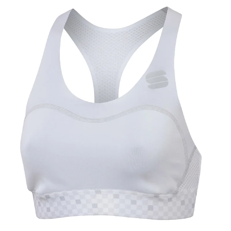 Bicycle riding clothing for durability-Reggiseno Sportful Pro - Bianco