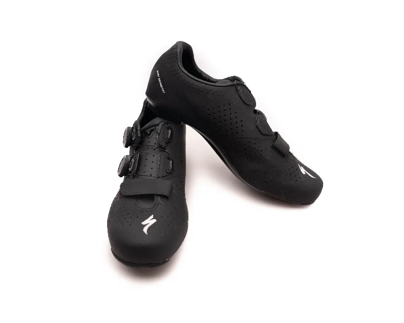 Bicycle riding clothing for wind resistance-Specialized Torch 3.0 Road Shoe Blk 41.5 (USED)