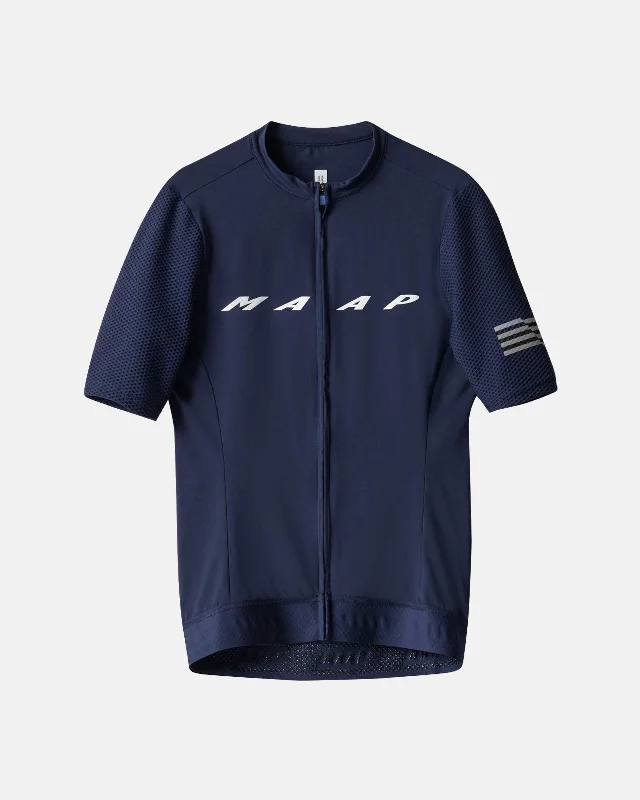 Bicycle riding clothing for mobility-Women's Evade Pro Base Jersey - Navy