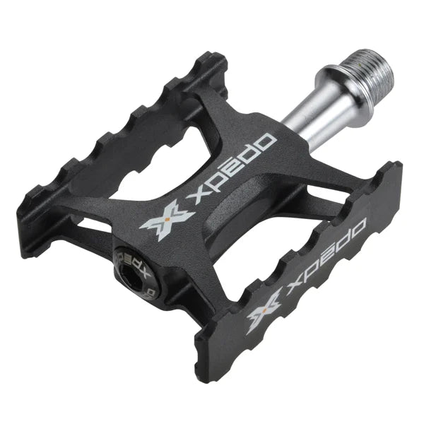 Bicycle seatpost drop set-Xpedo TRVS 1 Flat Pedals - Black