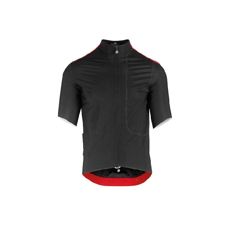 Bicycle riding clothing with heating elements-Assos Liberty RS23 Thermo Rain Jersey