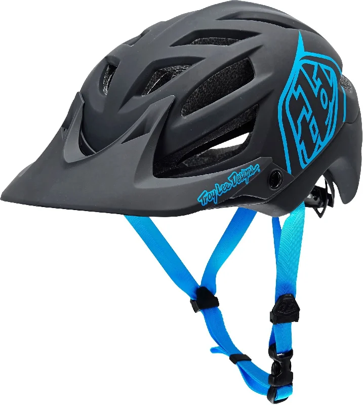 bicycle helmets with sweat management-Troy Lee Designs A1 MTB Helmet - Drone - Cyan