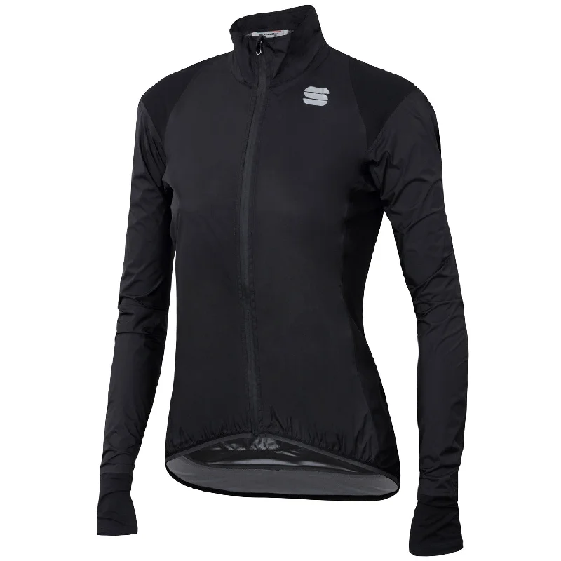 Bicycle riding clothing for coolness-Mantellina donna Sportful Hot Pack No Rain - Nero