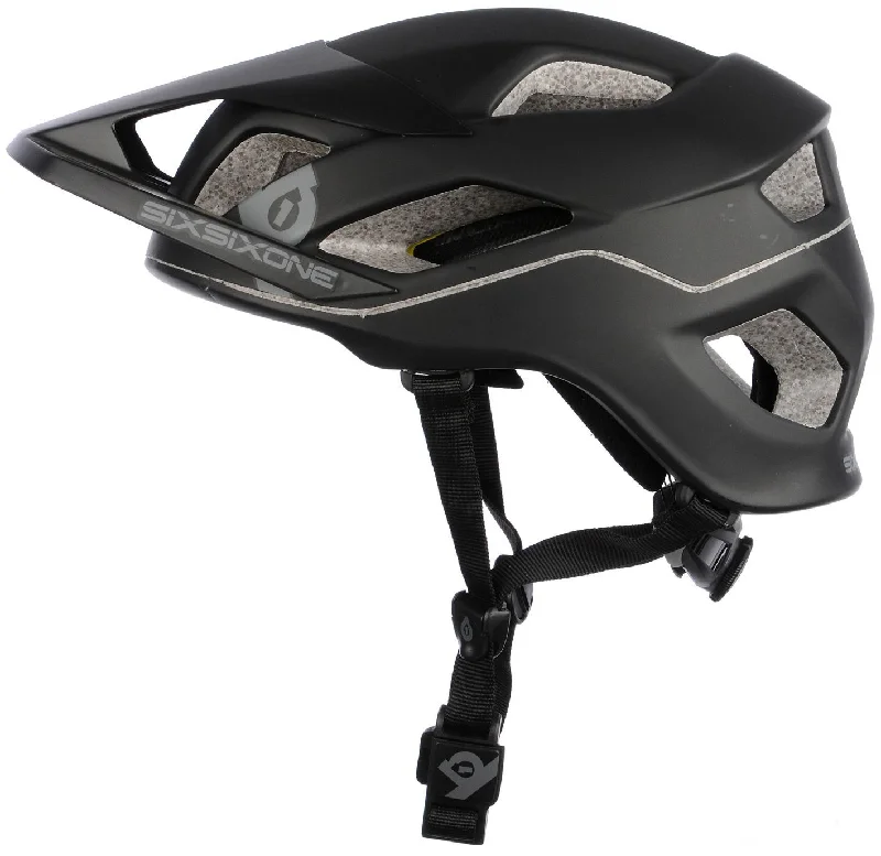 bicycle helmets with MIPS technology-661 Evo AM MIPS MTB Helmet - Black-Gray